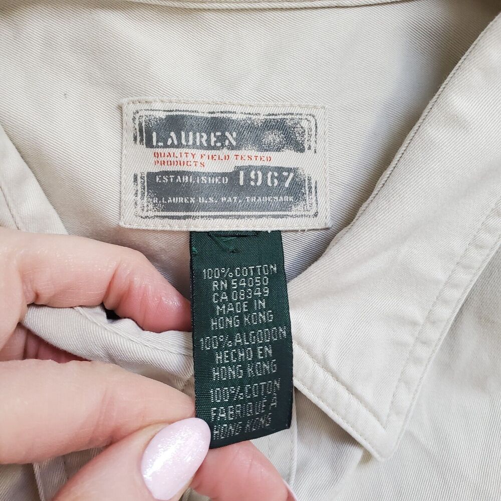 Vintage Lauren Ralph Lauren Fishing Vest Women's XL Outdoor Fly Fishing Pockets - Picture 3 of 7